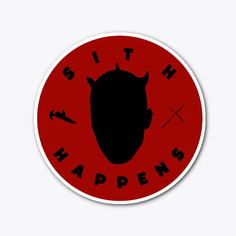 Sith Happens Die Cut Sticker